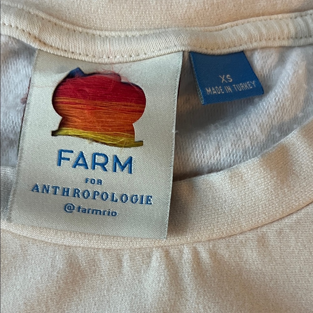 Farm for Anthropology Floral Long-Sleeve Women's Top - Picture 3 of 5